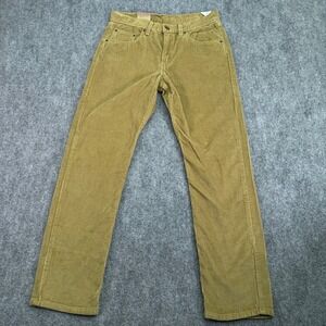 Levis Pants Mens 30x30 (Fits 32x29) Tan Corduroy Original Style $69.50 MSRP NEW